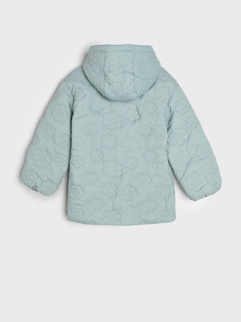 Sinsay Girl's Mint Green Puffer Hooded Jacket |Sinsay In Lebanon