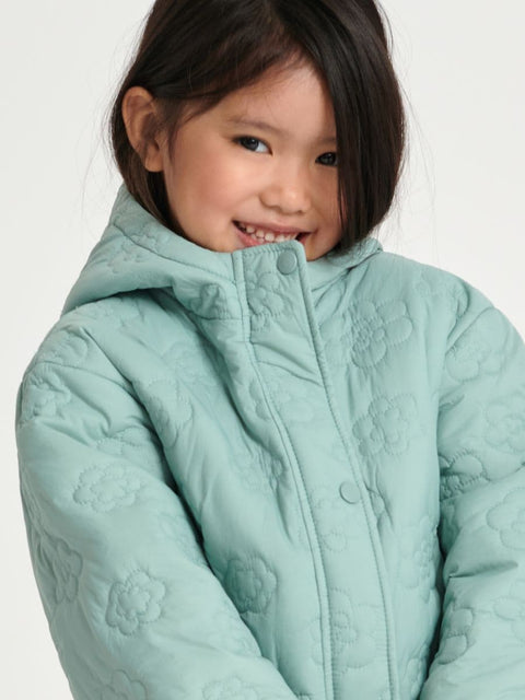 Sinsay Girl's Mint Green Puffer Hooded Jacket |Sinsay In Lebanon