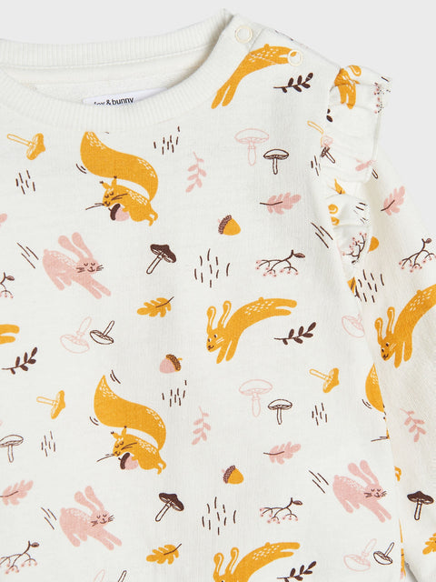 Sinsay Baby Girl's Dusty Rose/Off White Sweatshirts 2-pack | Sinsay In Lebanon