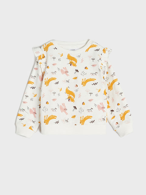 Sinsay Baby Girl's Dusty Rose/Off White Sweatshirts 2-pack | Sinsay In Lebanon