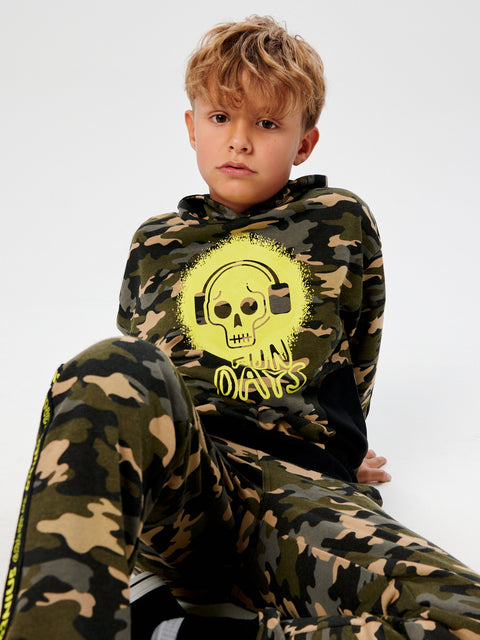 Sinsay Boy's Multicolor Hoodie With Print | Sinsay In Lebanon