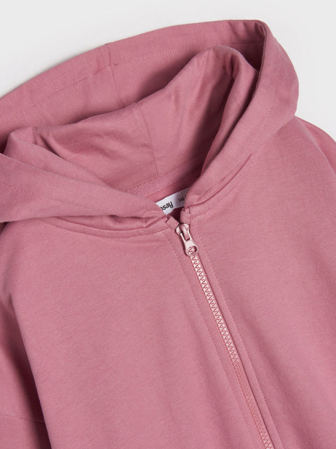 Sinsay Girl's Dusty Rose Comfy Hooded Jacket | Sinsay In Lebanon