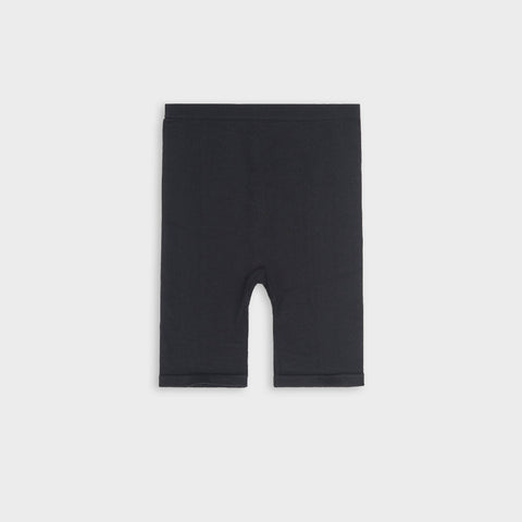 Black shorts on a white background