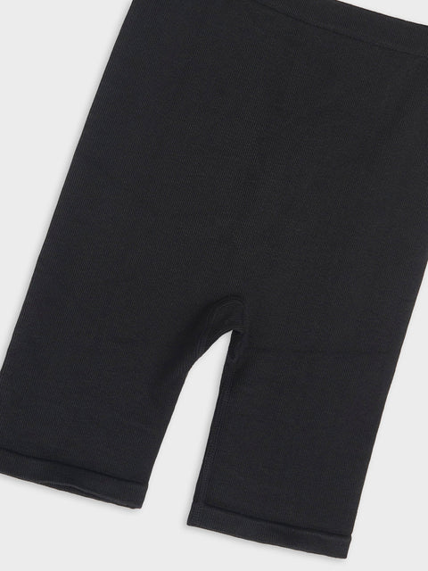 Black shorts on a light gray background