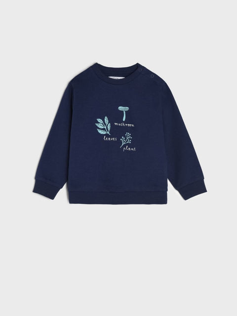 Sinsay Baby Girl's Aqua & Navy Printed Long Sleeve Sweatshirts 2 Pack |Sinsay In Lebanon