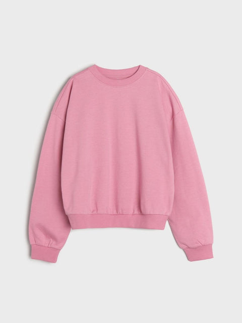 Sinsay Girl's Pink Long sleeve Crew Neck Sweatshirt |Sinsay In Lebanon