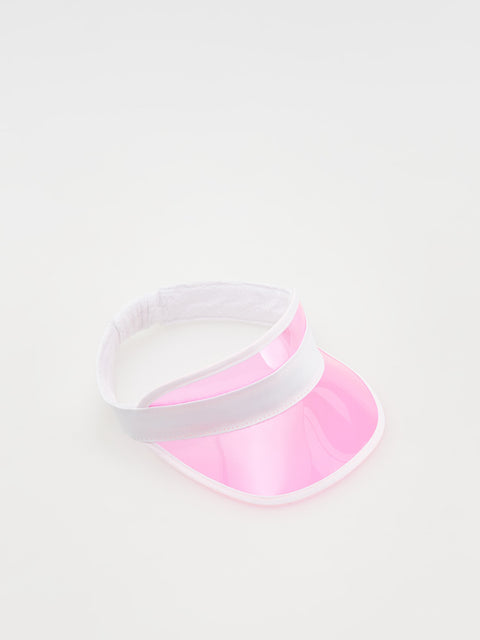 Reserved Girl's Pink Transparent Visor | Reserved In Lebanon