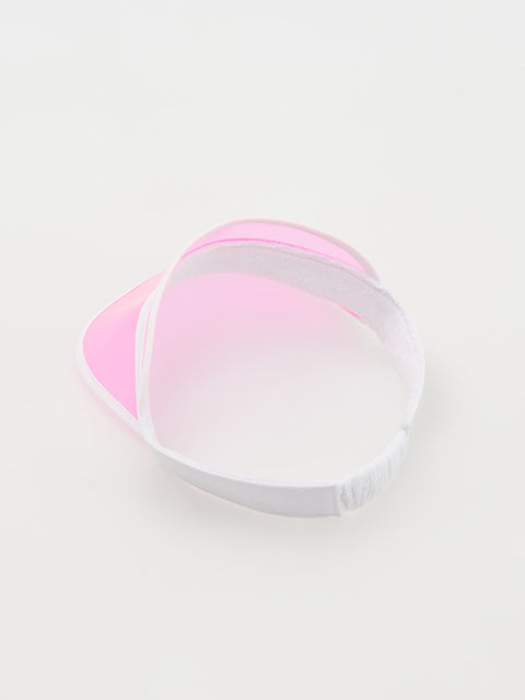 Reserved Girl's Pink Transparent Visor | Reserved In Lebanon