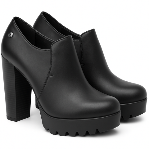 Tata Italia Women's Black Leather Heels | Tata Italia In Lebanon