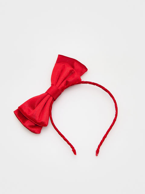 Reserved Girl's Red Bow Hair Band | Reserved In Lebanon