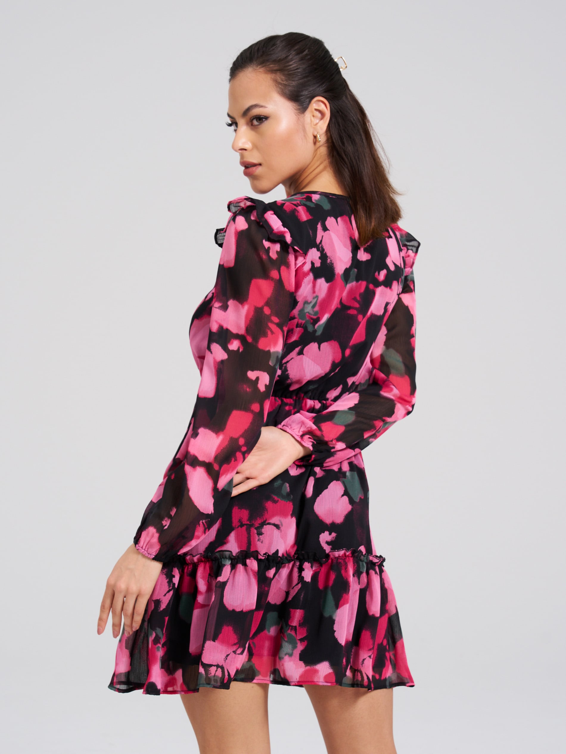 Sinsay Women's Multicolor Mini Dress With Print | Sinsay In Lebanon