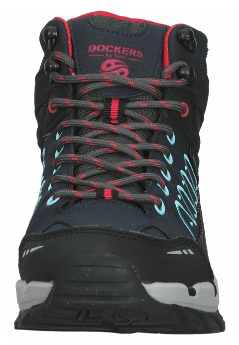 Dockers By Gerli Women's Black Multi Pre-Owned Lace-Up Ankle Boots | Dockers By Gerli In Lebanon