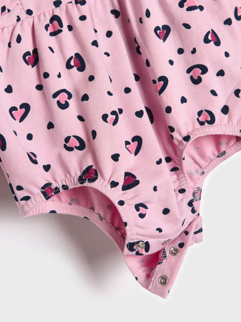Sinsay Baby Girl's Pink Animal Print Bodysuit | Sinsay In Lebanon