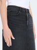 Sinsay Women's Washed Black Denim Midi Skirt | Sinsay In Lebanon