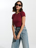 Sinsay Women's Blue Wide Leg Jeans With Belt | Sinsay In Lebanon