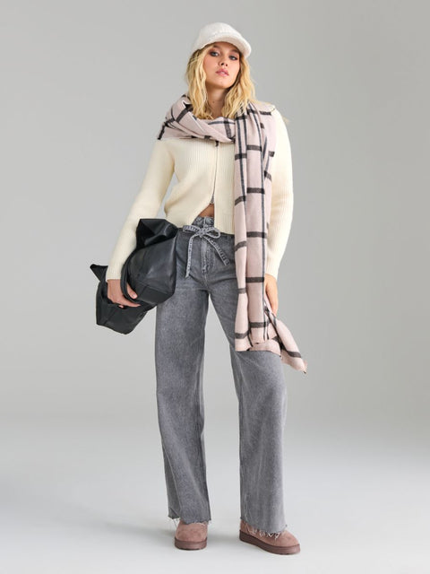 Sinsay Women's Gray Wide Leg High Waist Jeans | Sinsay In Lebanon