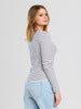 Sinsay Women's white/black blouse AYA