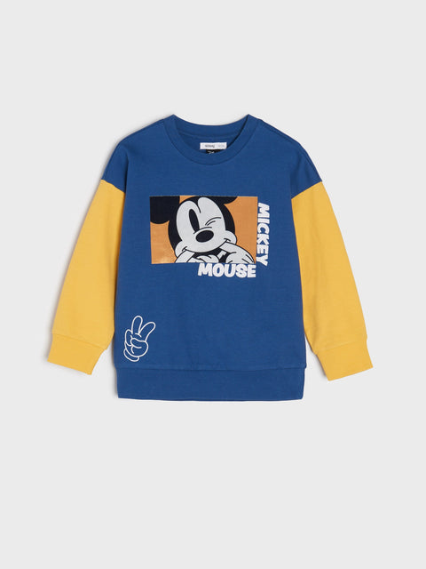 Sinsay Baby Boy's Navy & Yellow Mickey Mouse Blouse | Sinsay In Lebanon
