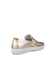 Ecco Women's Gold Woven Leather Slip-On Casual Shoes