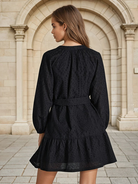 Sinsay Women's Black  Mini Lace Dress  | Sinsay in Lebanon