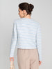 Sinsay Women Light Blue Tweed Style Blazer | Sinsay in Lebanon