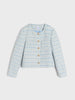 Sinsay Women Light Blue Tweed Style Blazer | Sinsay in Lebanon