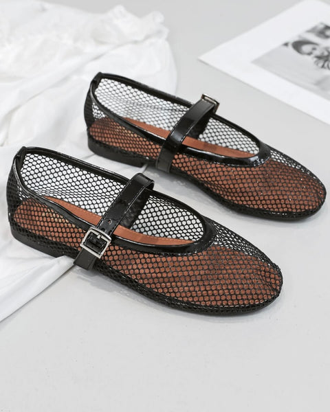 A New Day Women's Black Issa Flats | A New Day In Lebanon