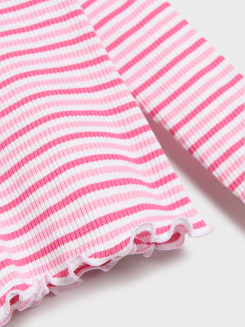 Sinsay Girl's Pink & White Striped Long Sleeve Blouse | Sinsay In Lebanon