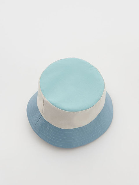 Reserved Baby Boy's Blue & White Bucket Hat |Reserved In Lebanon