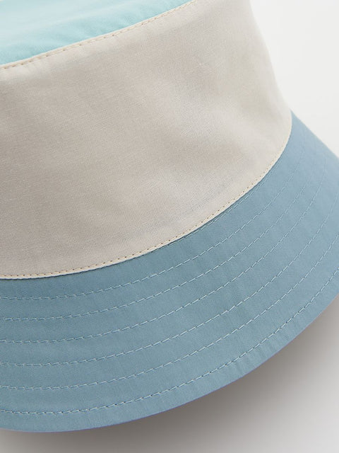Reserved Baby Boy's Blue & White Bucket Hat |Reserved In Lebanon