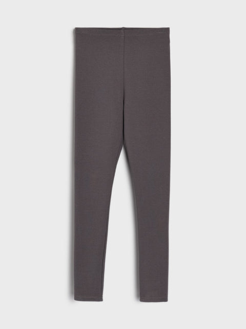 Sinsay Girl's Grey Rib Knit Leggings | Sinsay In Lebanon