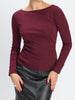 Sinsay Women plum blouse AYA
