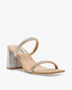 Steve Madden Women's Beige Rhinestone Lilah-R Sandals | Steve Madden In Lebanon