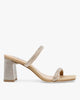 Steve Madden Women's Beige Rhinestone Lilah-R Sandals | Steve Madden In Lebanon