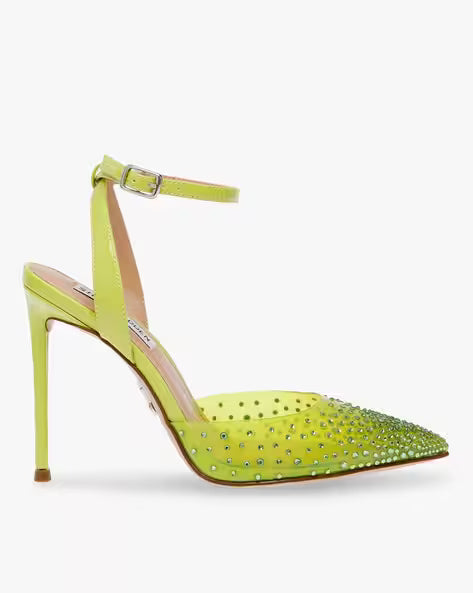 Steve Madden Women's Neon Green Revert Stone High Heel | Steve Madden in Lebanon