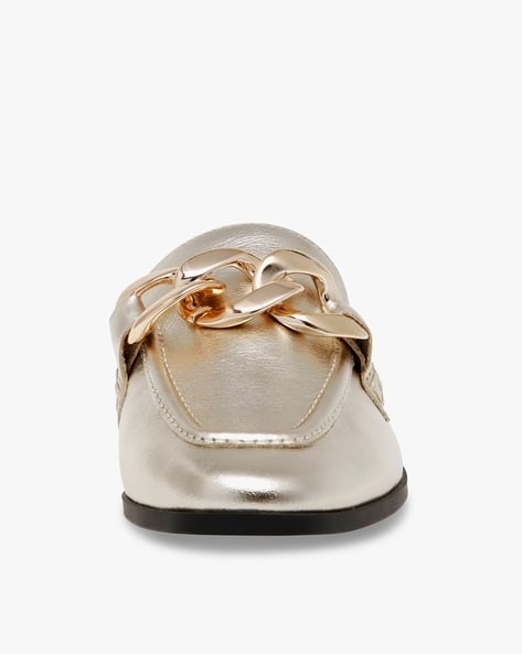 Steve Madden Women's Gold Cally Slippers | Steve Madden In Lebanon