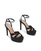 Steve Madden Women's Black Sunlit Stiletto Heel Sandals | Steve Madden In Lebanon