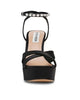 Steve Madden Women's Black Sunlit Stiletto Heel Sandals | Steve Madden In Lebanon