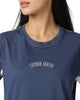 Emporio Armani Women's Navy Bleach Wash T-Shirt | Emporio Armani In Lebanon