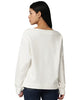 Emporio Armani Women's White Regular Fit Cotton Sweatshirt|Emporio Armani In Lebanon