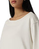 Emporio Armani Women's White Regular Fit Cotton Sweatshirt|Emporio Armani In Lebanon