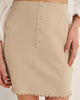 NA-KD Women's Light Beige Knitted Straight Skirt  | NA-KD in Lebanon
