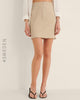 NA-KD Women's Light Beige Knitted Straight Skirt  | NA-KD in Lebanon