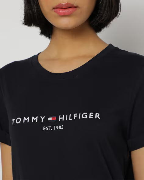 Tommy Hilfiger Women's Navy Short Sleeve Waist Tie Dress | Tommy Hilfiger in Lebanon