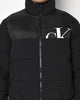Calvin Klein Jeans  Men's Black Cut-Off Mix Media Puffer Jacket |Calvin Klein Jeans  in Lebanon