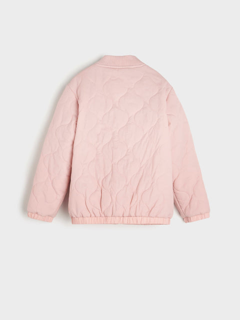 Sinsay Girl's Baby Pink Zip Up Jacket | Sinsay In Lebanon