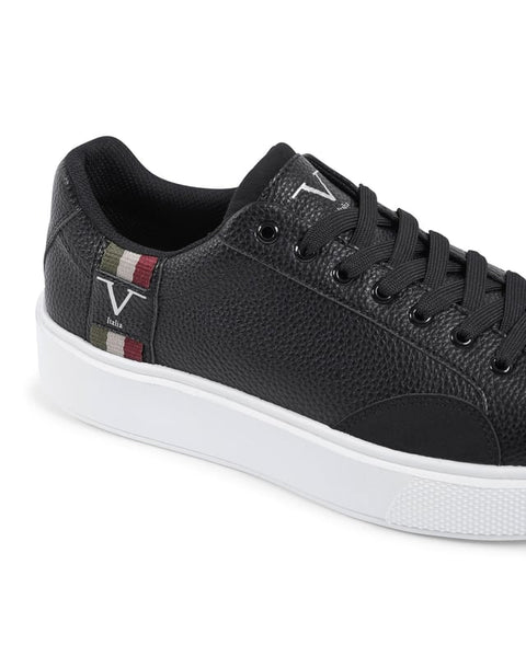 V Italia By Versace 1969 Men's Black Sneakers  |V Italia In Lebanon