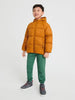 Sinsay Boy's Mustard Yellow Hooded Puffer Jacket