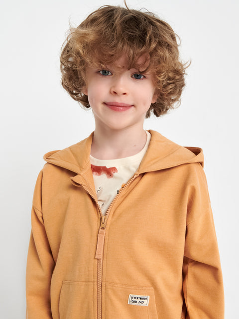 Sinsay Boy's Peach Zip Up Hooded Jacket | Sinsay In Lebanon