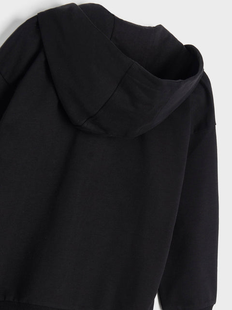 Sinsay Baby Boy's Black Zip Up Hooded Jacket|Sinsay In Lebanon